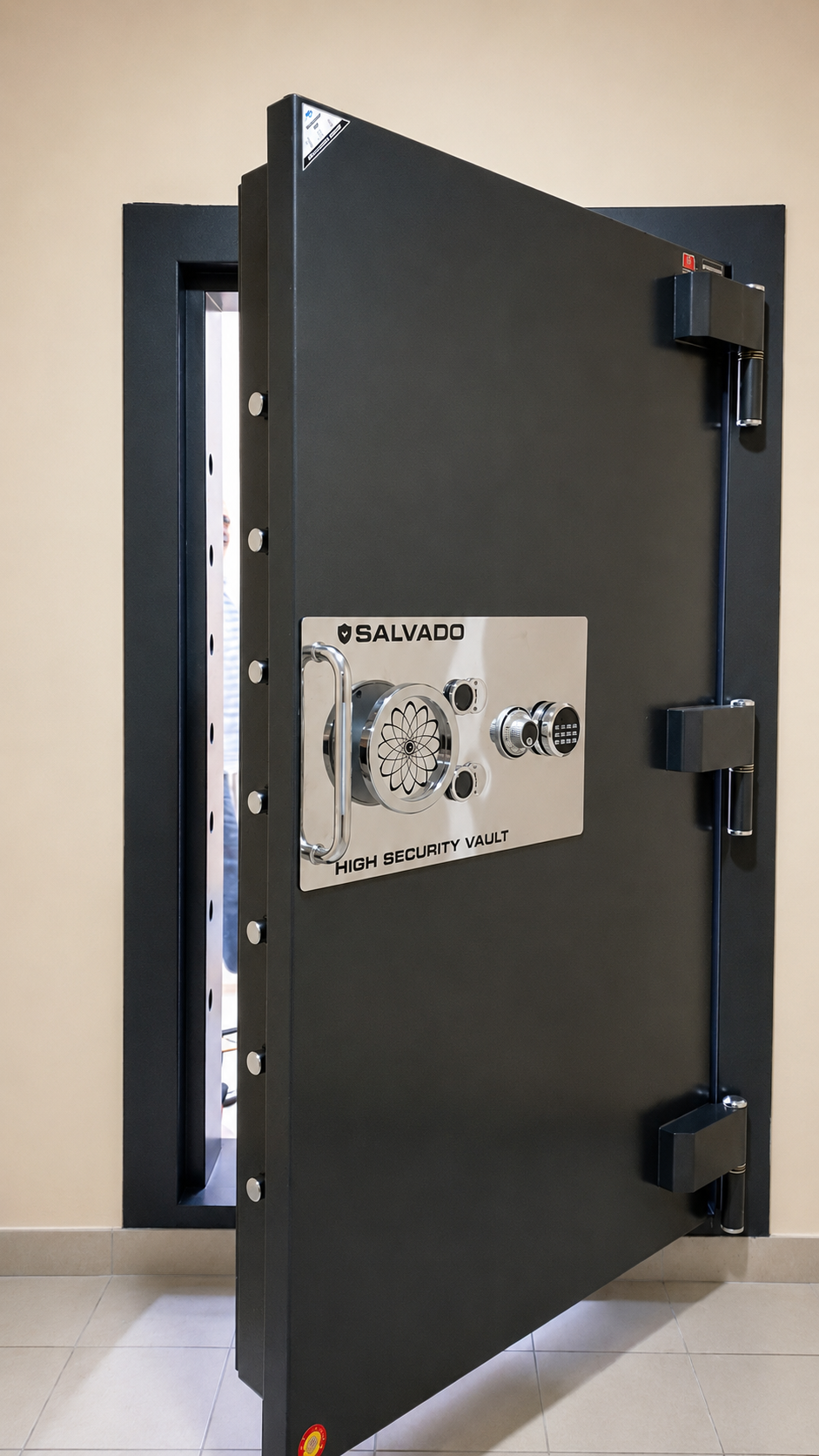 Vault door installation by Salvado