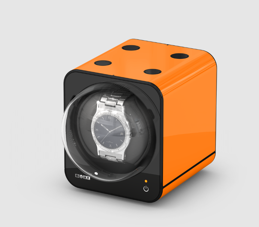 Boxy Orange Watch Winder