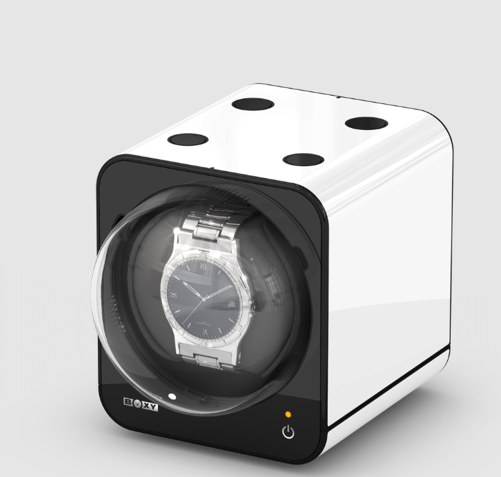Boxy White Watch Winder